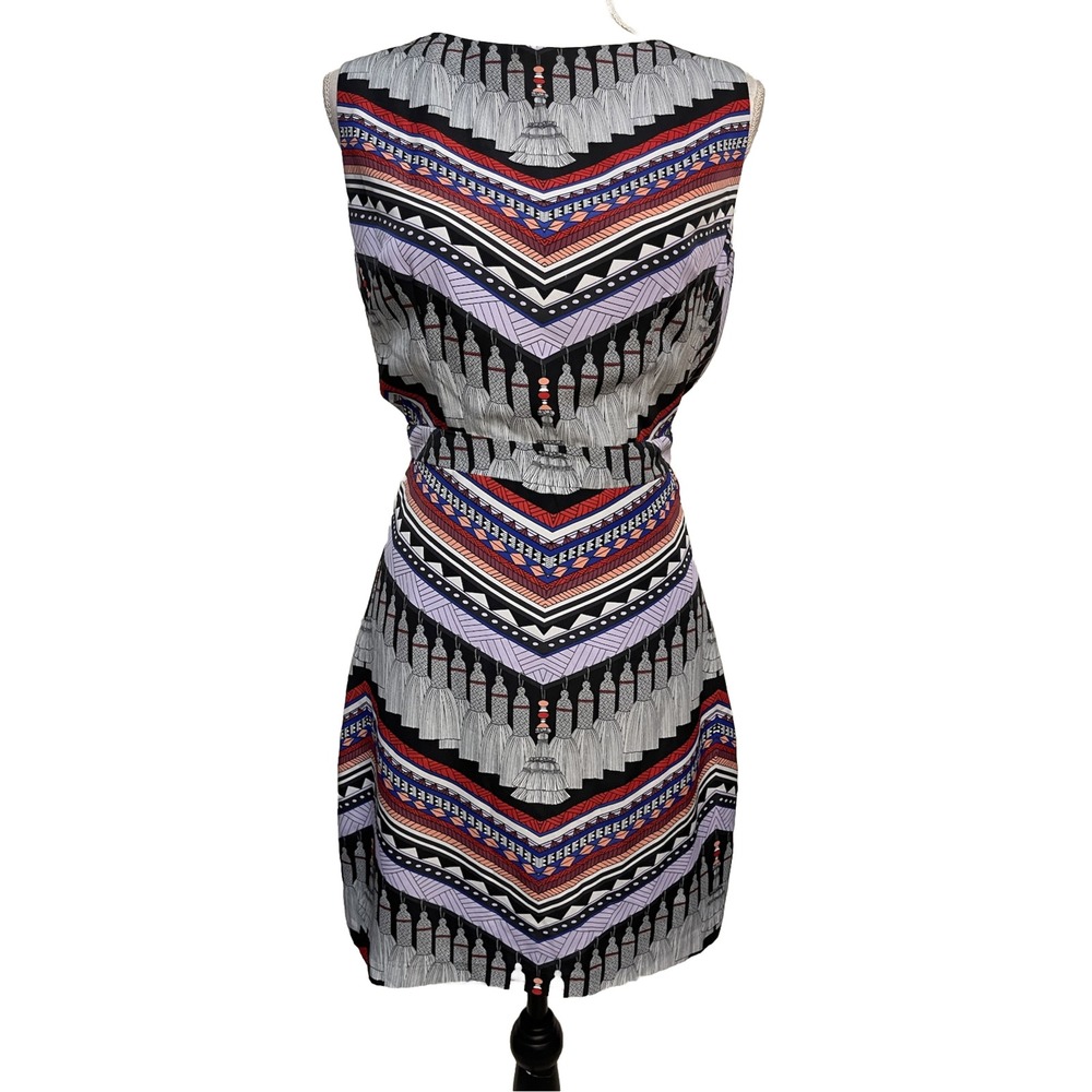 Mara Hoffman Size 6 Tassel Sleeveless Cocktail Dress with Pockets Open Back